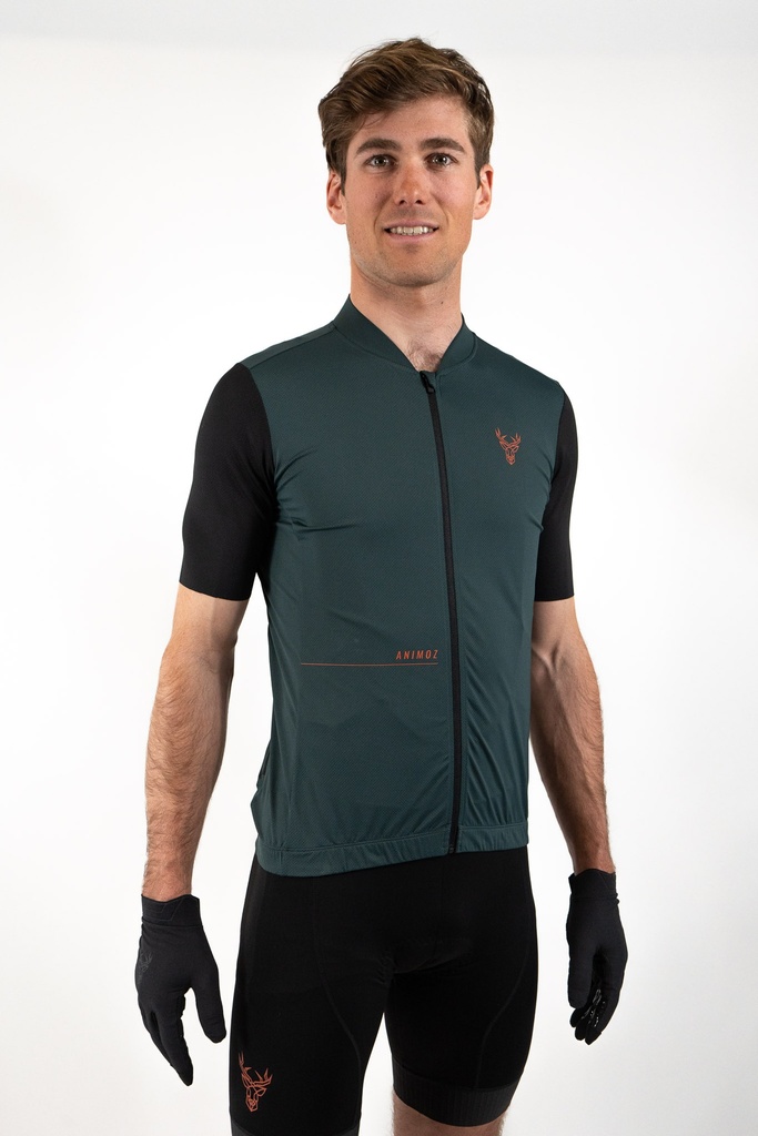 [SS26PURE-XC-M06.1-XS] Pure Resilient Green Short Sleeve Jersey (XS)