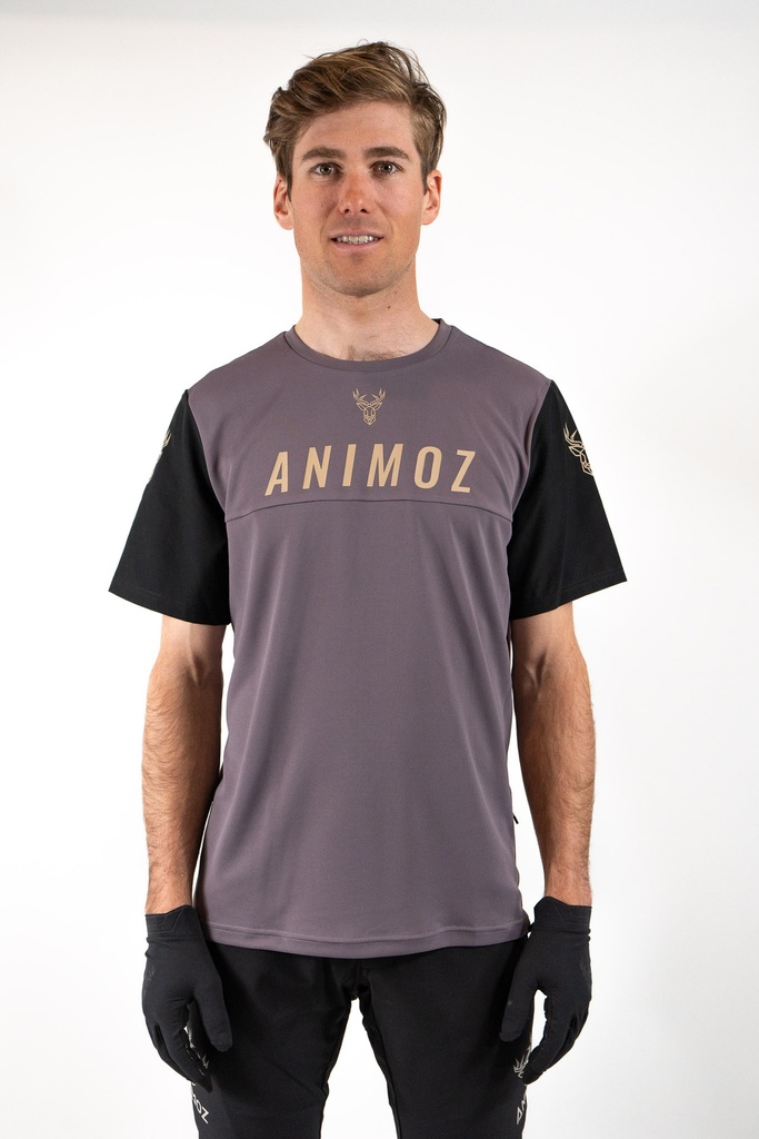 [SS26WILD-M06.1-XS] Short Sleeve Jersey WILD PURPLE GREY (XS)