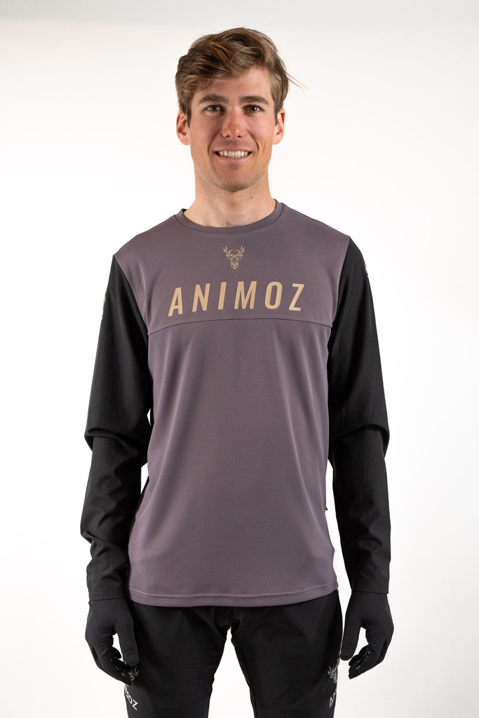 [SS26WILD-M07.1-XS] Long Sleeve Jersey WILD PURPLE GREY (XS)