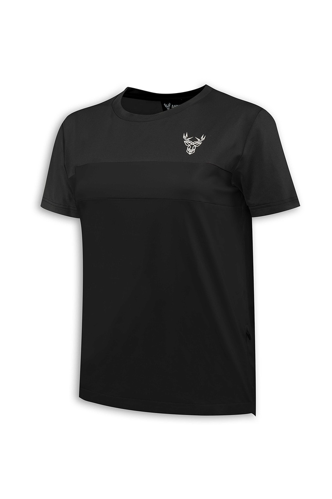 WILD Short sleeve Women Jersey Black