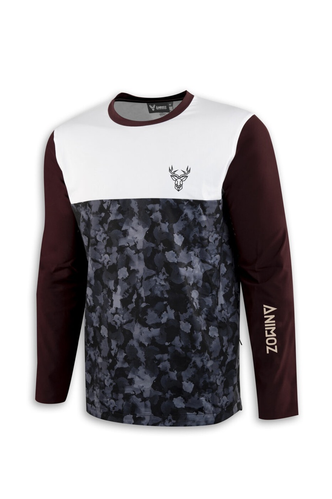 [SS22WILD-M07.2-XS] Wild Short Sleeve Jersey Bordeaux (XS)