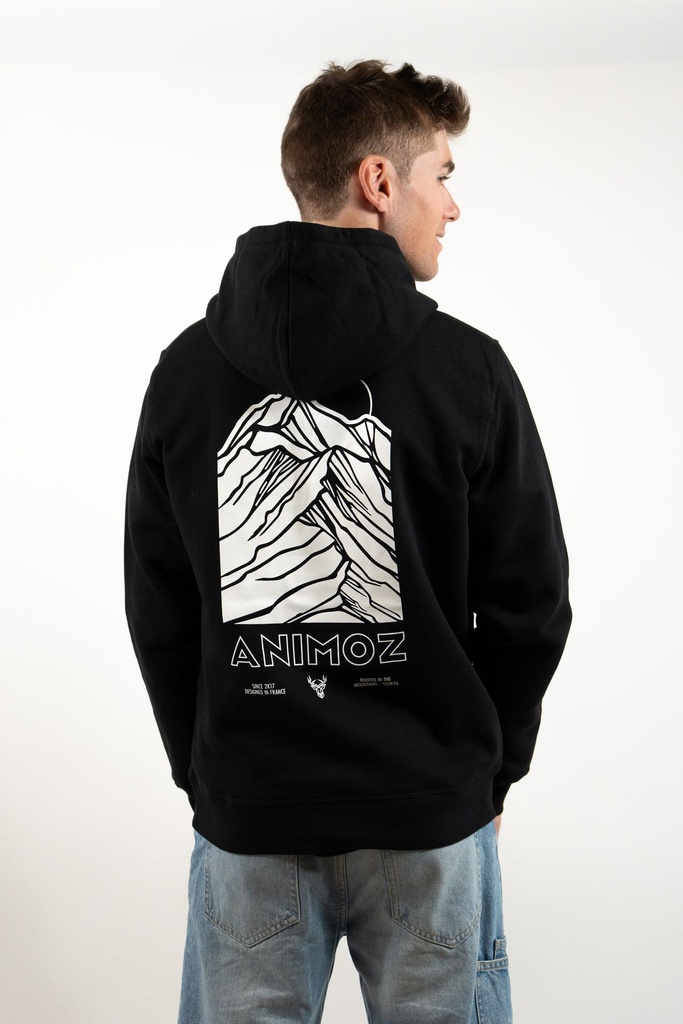 Hoodie Rooted Black