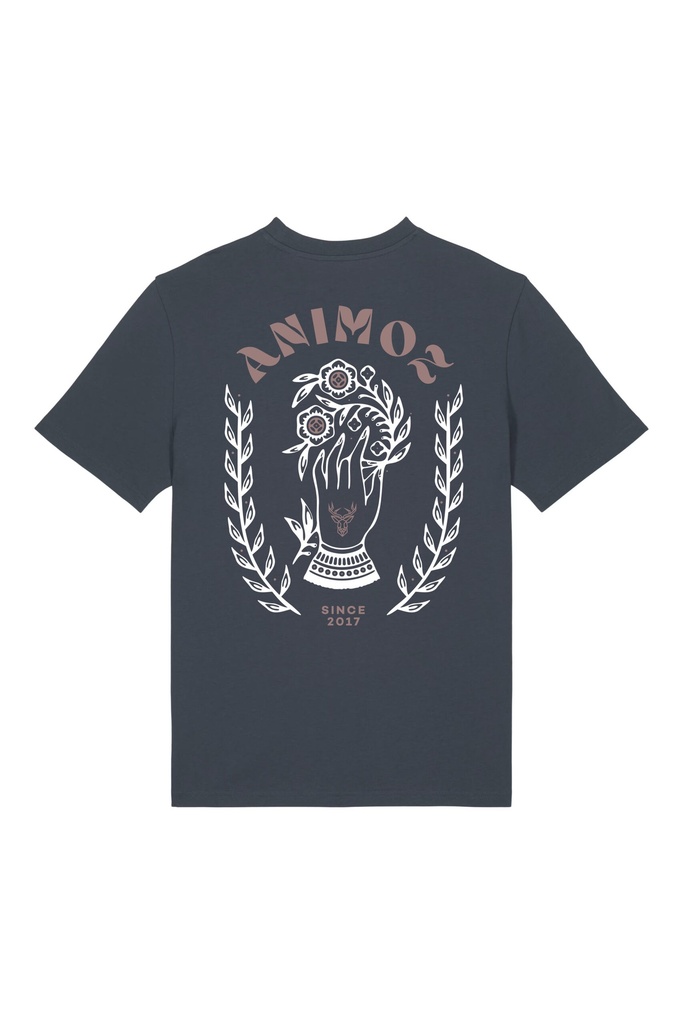 [SS25-LF-M06.9-XXS] T-shirt Hand Ink Grey (XXS)
