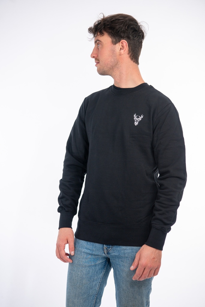 Crewneck Daily Black