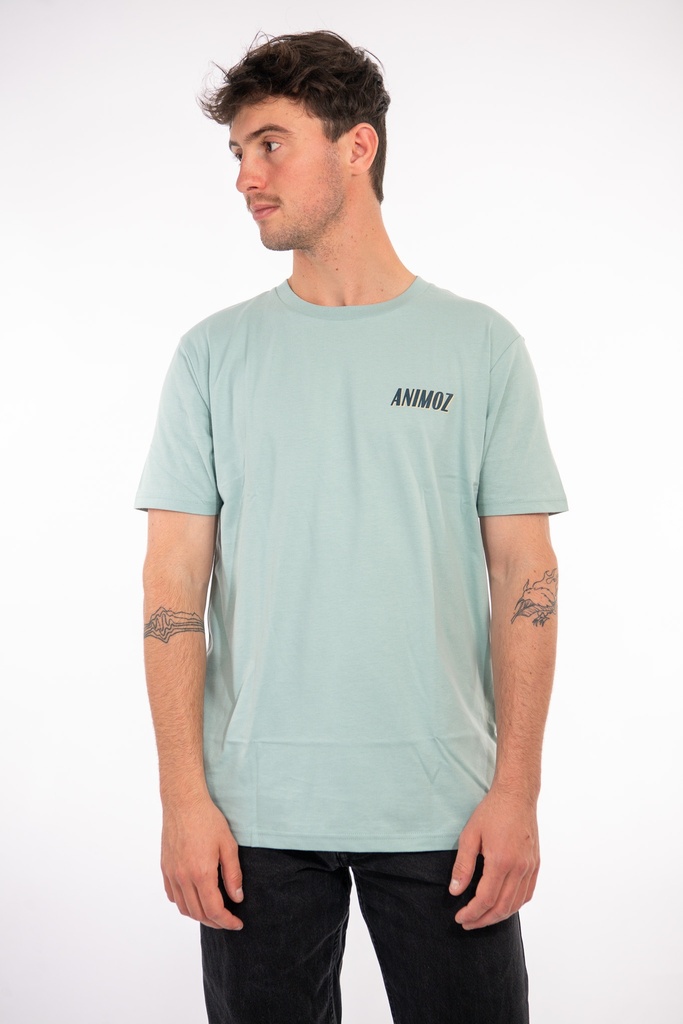 [SS24-LF-M06.6-PRINT-S] T-shirt Timelinelate green (S)