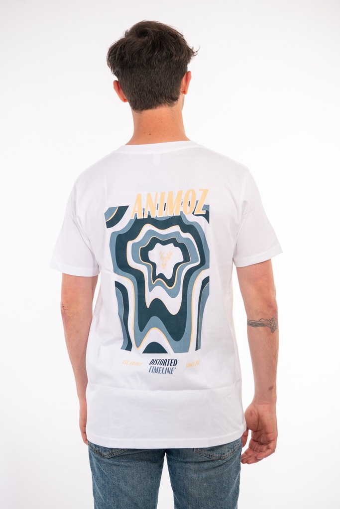 [SS24-LF-M06.7-PRINT-S] T-shirt Timeline White (S)