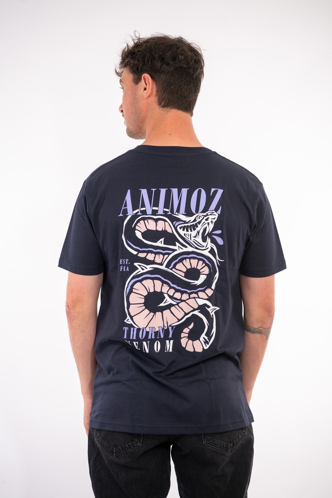 [SS24-LF-M06.9-PRINT-S] T-shirt Venom Blue navy (S)