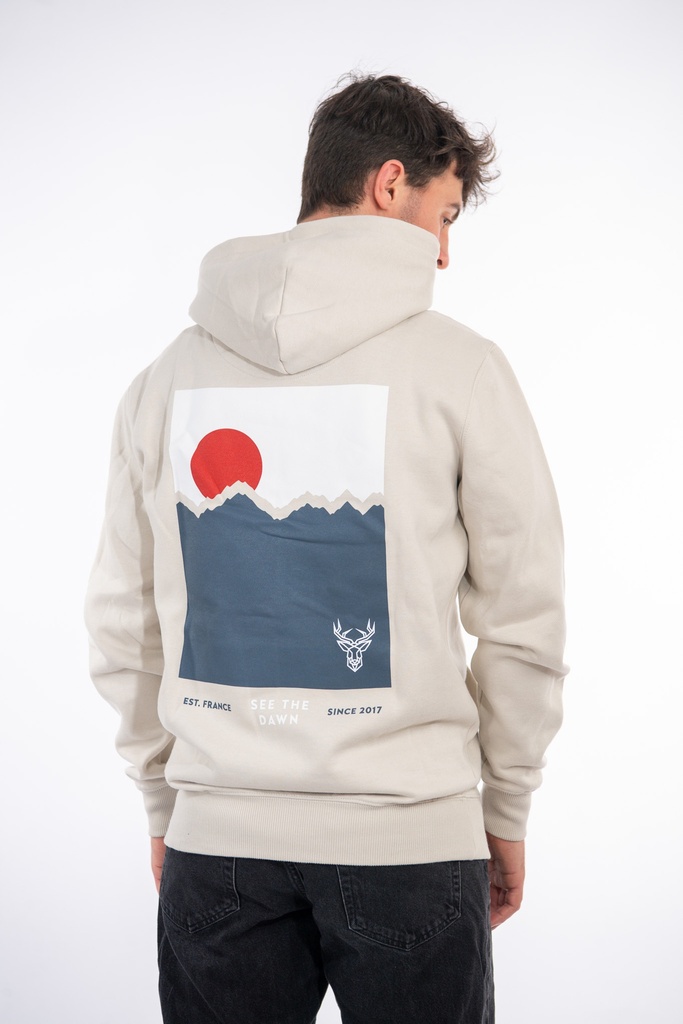 [SS24-LF-M09.1-PRINT-S] Hoodie Dawn Camel Bone (S)