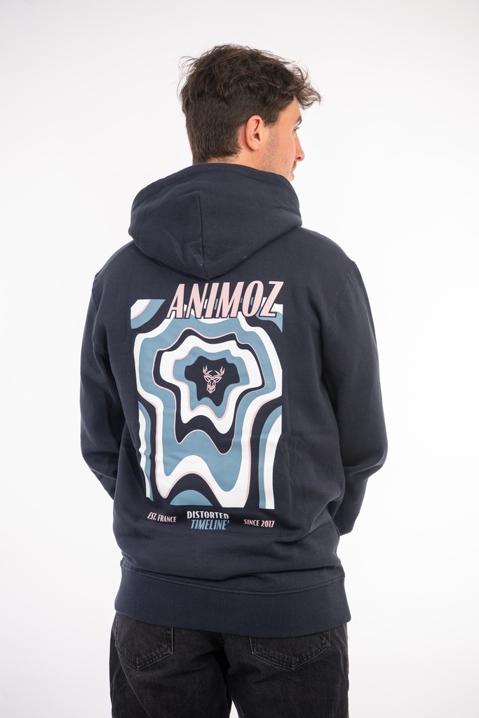Hoodie Timeline Blue navy