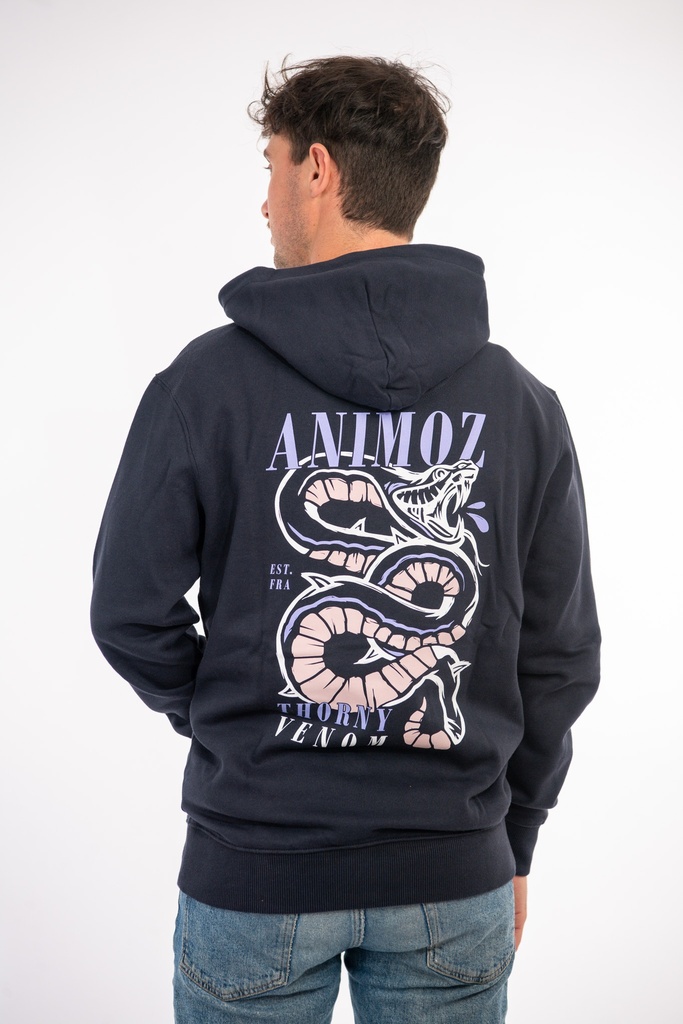 [SS24-LF-M09.7-PRINT-S] Hoodie Venom Blue navy (S)