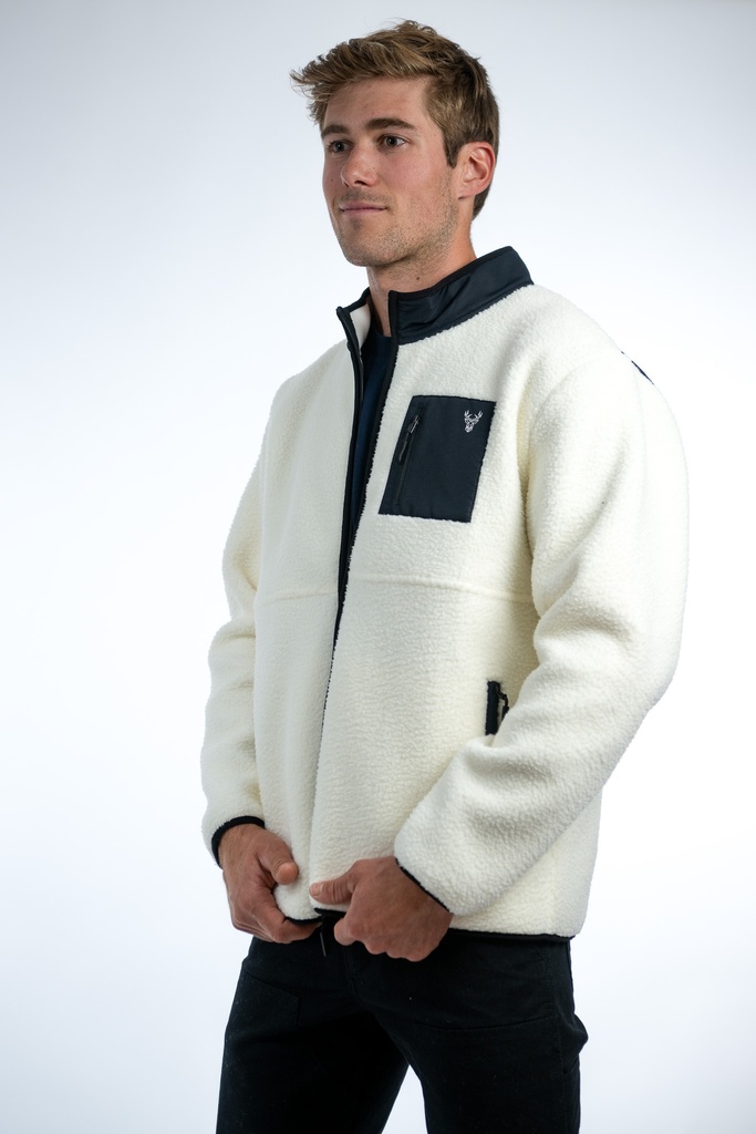 [SS25-LF-M11.4-XXS] SHERPA JACKET White (XXS)
